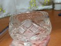 Кристална купа за ядки лед , снимка 1 - Антикварни и старинни предмети - 44343850