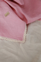 Babyly ленено одеяло 100 х 100 см – розово, снимка 2