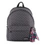 Ученическа раница със подсилен гръб и бандана, Myway, Сива/ сърца, снимка 1
