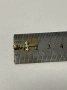 Златна висулка(кръст) 0.44гр., снимка 3