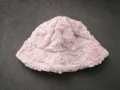 Розова дамска пухкава шапка със сърца, снимка 7