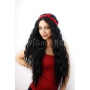 Дълга черна чуплива лейс фронт перука Джулиета, снимка 2
