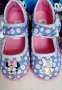 №28-№32, Детски пантофи за момиче МИНИ МАУС виолетови с маргаритки, снимка 2