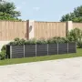 vidaXL Градинска висока леха поцинкована стомана 480x80x77 см антрацит（SKU: 47071）, снимка 2