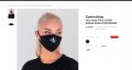 CALVIN KLEIN JEANS Нова Текстилна маска Face Cover Single Mono , снимка 4