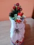 Коледен ботуш ръчна изработка , снимка 2