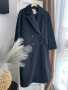 Зимно палто Zara, Xs, черен, снимка 1 - Палта, манта - 44821778