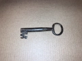 Старинен ръчно кован  ключ за порта, врата , снимка 3
