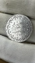 Сребърна османска монета 5 куруша 1327 ( 1909 ), снимка 2