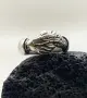 Сребърен пръстен "Trust no one" 925, снимка 9