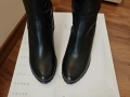 Черни ботуши от естествена кожа , снимка 6