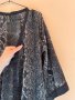 Lindex Сатенено кимоно с змийски принт 🖤, снимка 4