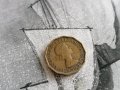 Монета - Великобритания - 3 пенса | 1957г., снимка 2