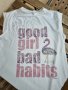 НОВО Топ AVIN GOOD GIRL BAD HABITS, снимка 3