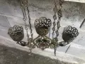 старо възрожденско, тройно кандило, снимка 3