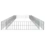 vidaXL Габион повдигната леха, поцинкована стомана, 500x100x20 cм, снимка 5