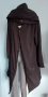 Ватирано манто тип жилетка с качулка / голям размер , снимка 3