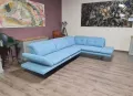 ПРОМОЦИЯ!!! Син ъглов диван от плат "DANA", снимка 6