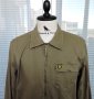 Lyle & Scott Mens Khaki Green Full Zip Lightweight Casual Jacket Size L, снимка 2