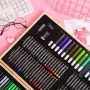 Детски куфар за рисуване 180 части , снимка 4