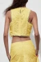 Нов жълт комплект пола и топ , снимка 6