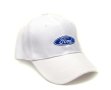 Автомобилна бяла шапка - Форд (Ford), снимка 1 - Шапки - 41060787