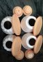 сет 4 пластмасови форми купички купи за пудинг желе крем Панна кота панакота десерт, снимка 7