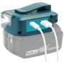 QUPPER Adp05 USB-A и USB-C адаптер за акумулаторни батерии Makita 14.4V и 18V, снимка 9