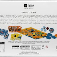 Talking Tables: Sinking City Нова настолна игра Забавно и бързо стратегическо приключение 13+, снимка 2 - Други игри - 42510439