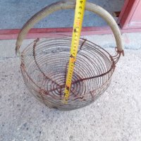 Стара кошница за пазар, снимка 3 - Антикварни и старинни предмети - 35834205