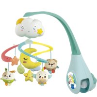 CLEMENTONI BABY / Бебешка музикална въртележка с лампа за креватче/кошара, снимка 1 - Музикални играчки - 40837345