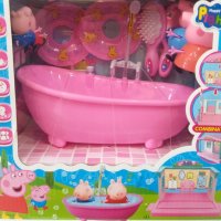 Комплект с вана на Прасето Пепа (Peppa Pig), снимка 1 - Фигурки - 40008193