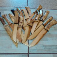 Ножове от дърво с медни орнаменти №2, снимка 11 - Подаръци за мъже - 34230598