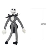 50см! Плюшена играчка Jack Skellington - Кошмарът преди Коледа (The Nightmare Before Christmas), снимка 3 - Плюшени играчки - 44246322