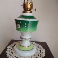  Стара  Газена  порцеланова лампа маркирана  GDR, снимка 4 - Други ценни предмети - 41143906