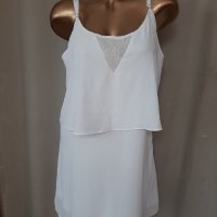 SOPHYLINE L Бяла къса рокля , снимка 6 - Рокли - 41115405