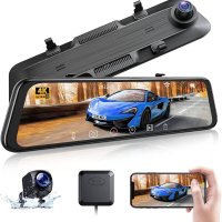 Огледало за автомобил с 2 камери – видеорегистратор и камера за задно виждане, снимка 3 - Аксесоари и консумативи - 41085181