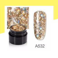 Брокатена гел боя с ефект „Блестящ диамант“ ROSALIND, Shiny Diamond, снимка 4 - Продукти за маникюр - 41935224
