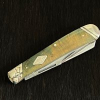 Колекционерски сгъваем нож с две остриета RR Trapper Artisan Wood. (RR1964), снимка 6 - Ножове - 42457545