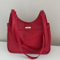 Нова дамска чанта, червен цвят , снимка 2 - Чанти - 42639446