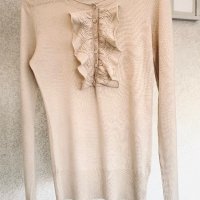 Нежна блуза ESSENTIEl ANTWERP лукс, снимка 4 - Блузи с дълъг ръкав и пуловери - 40504710