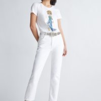 Оригинална дамска тениска, LİU JO, WHITE GLOWING, снимка 3 - Тениски - 41318056