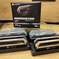 Продавам Corsair Dominator Platinum 16 GB DDR4 4x4gb 3200mhz, снимка 4 - RAM памет - 41407708