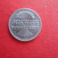 50 пфенинг 1921 Германия стара монета , снимка 4 - Нумизматика и бонистика - 41688129