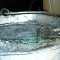 стар меден бекър 13 литра и медни 4аши, снимка 1 - Антикварни и старинни предмети - 40896528