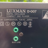  Сет LUXMAN A-007,  D-007, Т-007, снимка 7 - Ресийвъри, усилватели, смесителни пултове - 41831757