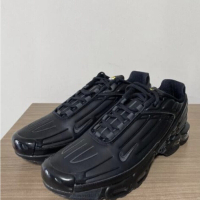 Nike AirMax Plus Black Leather 3 / Outlet, снимка 3 - Спортно елегантни обувки - 44667792