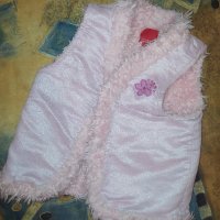 Розов елек ESPRIT, снимка 1 - Бебешки якета и елеци - 42263524