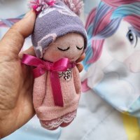 Ръчно изработено бебе от текстил , снимка 9 - Плюшени играчки - 41585020
