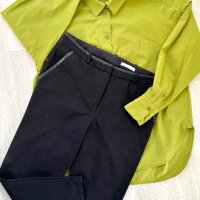 Hugo Boss елегантен  слим панталон  и риза JJXX в наситен цвят, снимка 15 - Панталони - 44208937